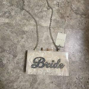 Marble Bride rectangle purse